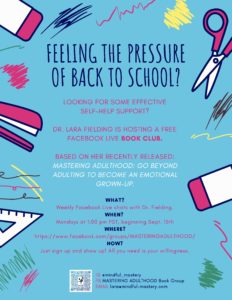 MASTERING ADULTHOOD: Back to School Book Club
